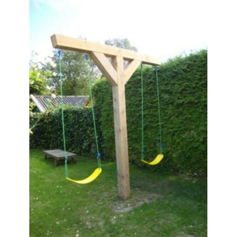 houten T schommel,houten L schommel