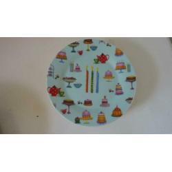 flamant, gebakborden, servies, porselein, borden