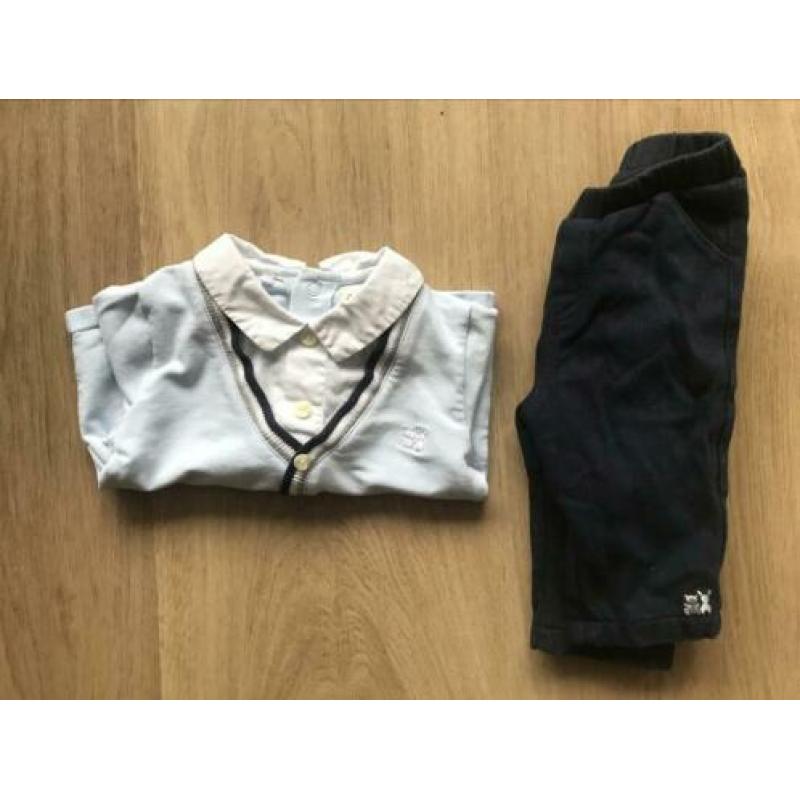 Emile et Rose trui en broek setje 56/62 nette staat jongen