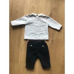 Emile et Rose trui en broek setje 56/62 nette staat jongen