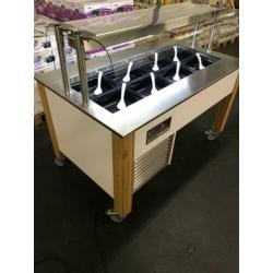 Zeer mooie Buffetwagen/Saladette TECFRIGO Isola 4