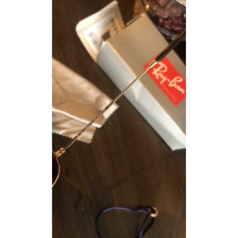 Ray-Ban rayban zonnebril sunglasses goud gold roze metaal