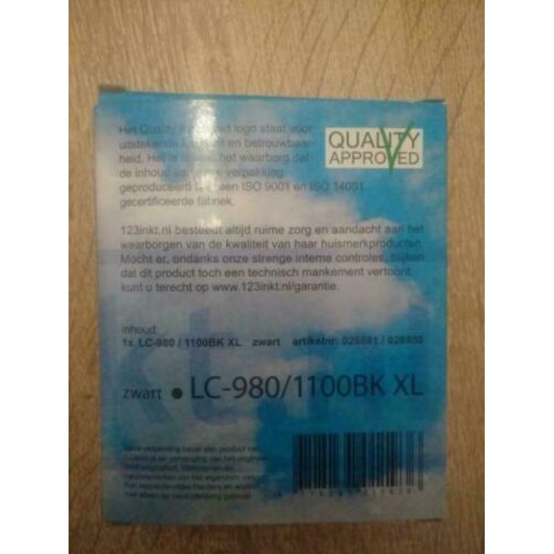 Inktcartridges LC-980 / 1100XL