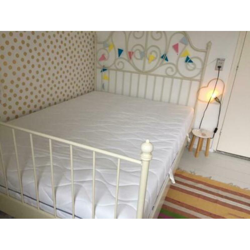 Spijlen bed inclusief nieuw pocketvering matras