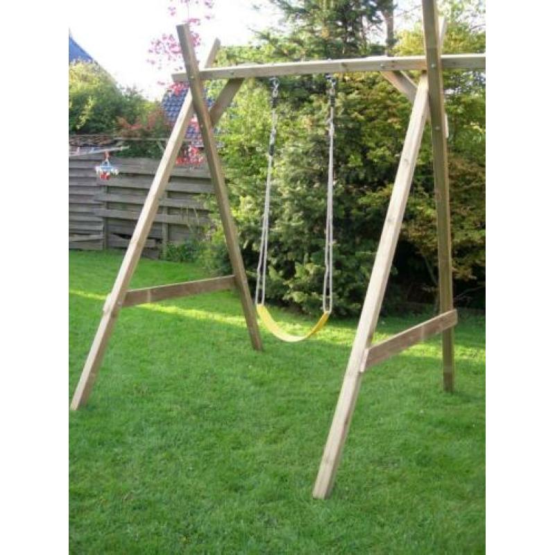 houten T schommel,houten L schommel