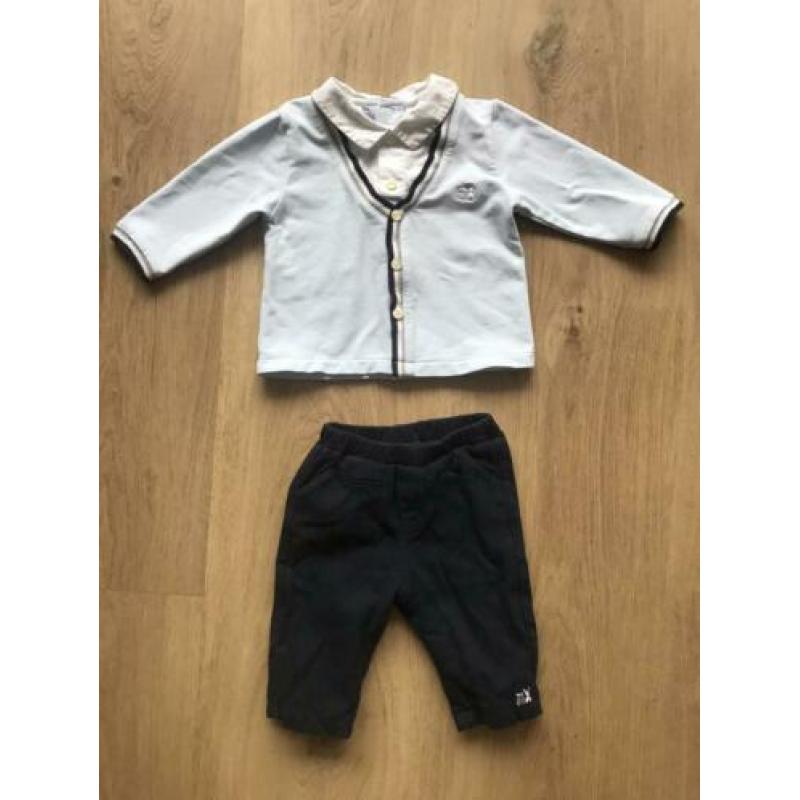 Emile et Rose trui en broek setje 56/62 nette staat jongen