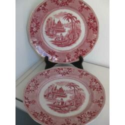 Opaque Pearl J.G. Paar borden. Staffordshire.