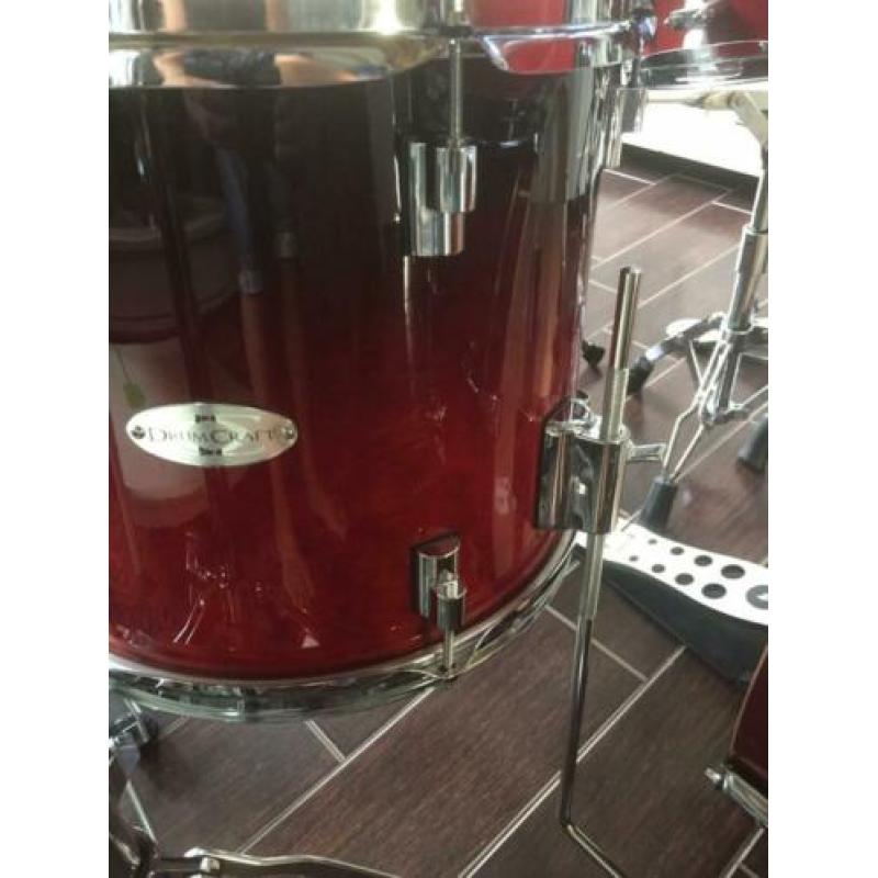 Super Drumstel incl hardware en Cymbals