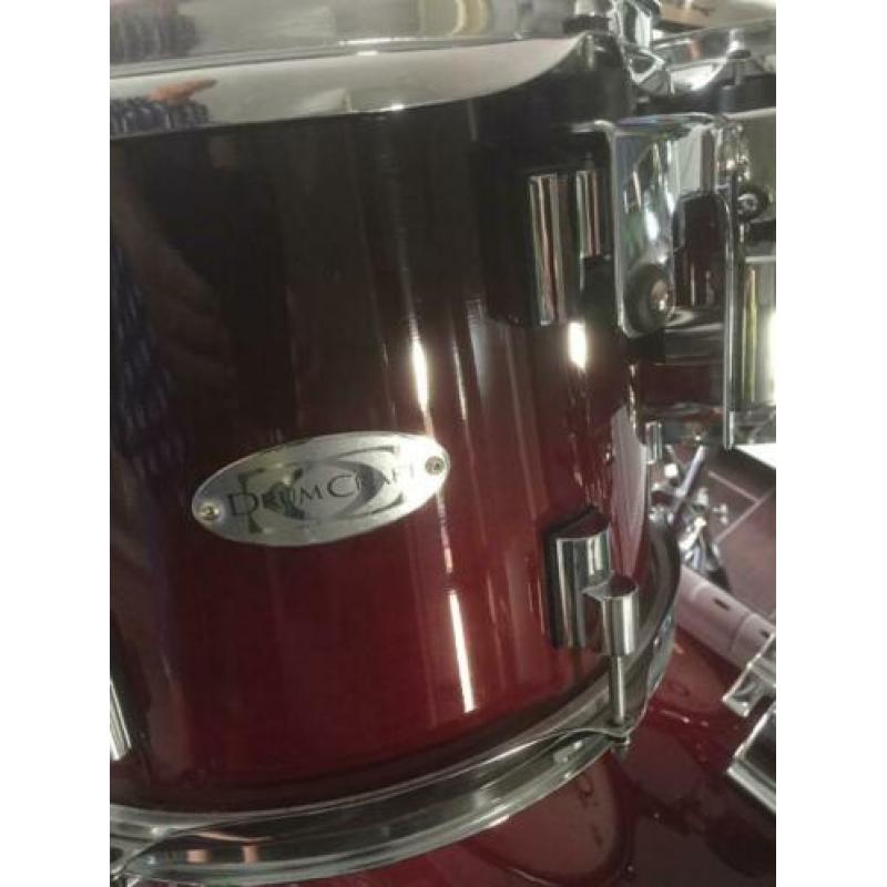 Super Drumstel incl hardware en Cymbals