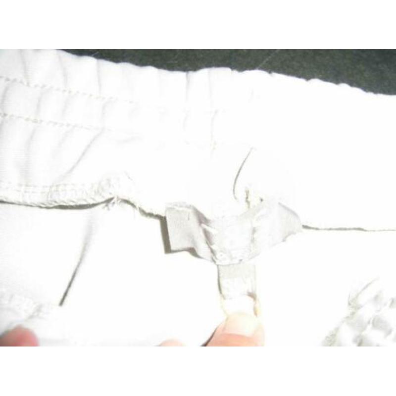licht grijze rok/skirt C&S mt S/M of 36/38 zwarte bies opzij