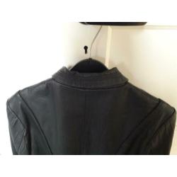 Jasje leren maat 38 zwart