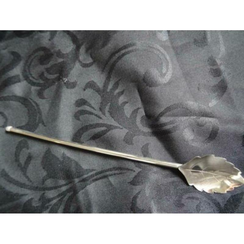 zilver lepels Hans Jensen Denmark keurmerk vis lange lepel