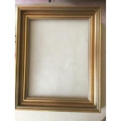 2e hnds gouden houten lijst 4€