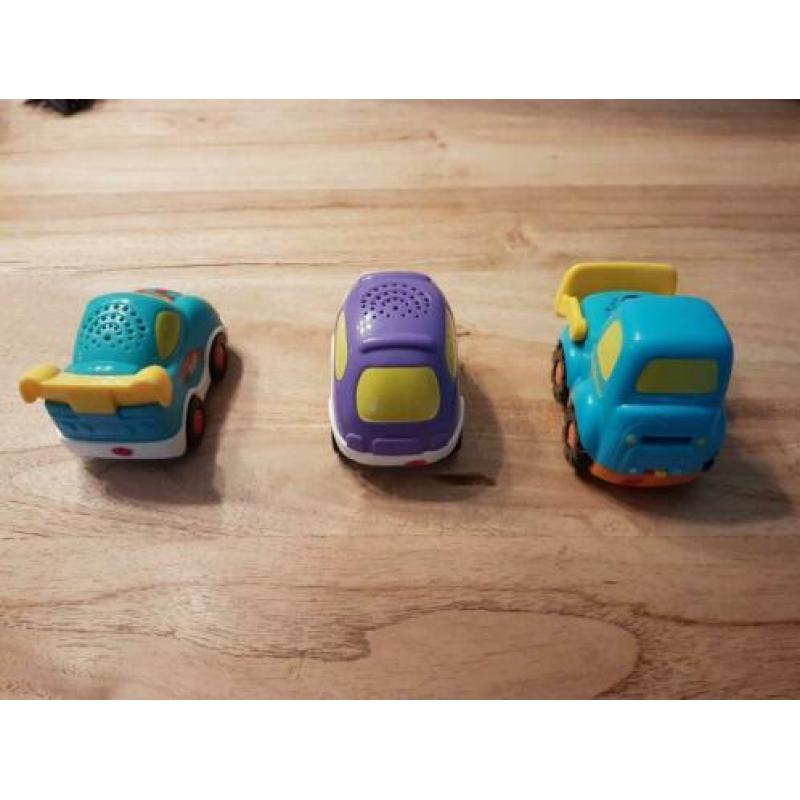 Bulldozer, Bus en Raceauto van Vtech!!