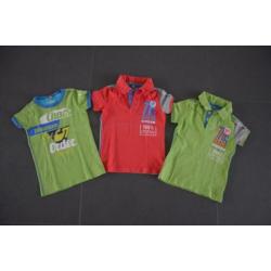 3x shirt chaos en order, maat 110-116