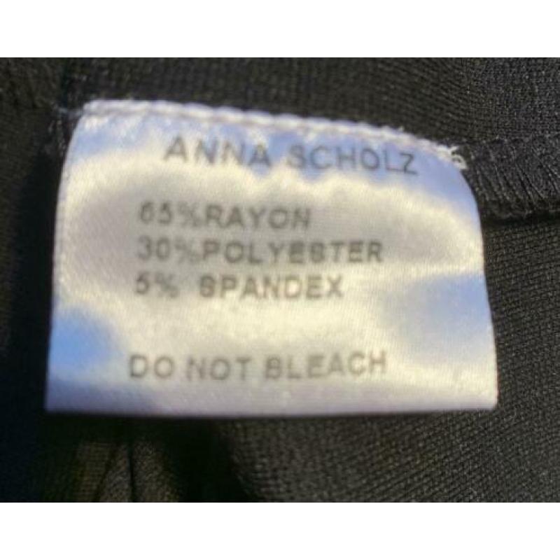 Anna Scholz jurk maat 46, zgan! Zwart.