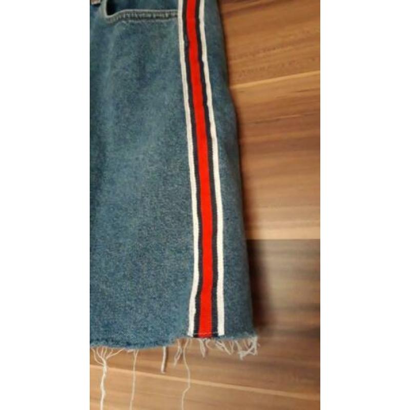 Blauwe spijkerrok, maat 48
