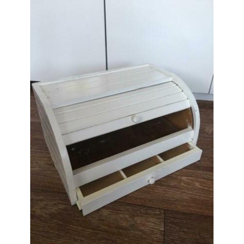 Broodbak hout wit