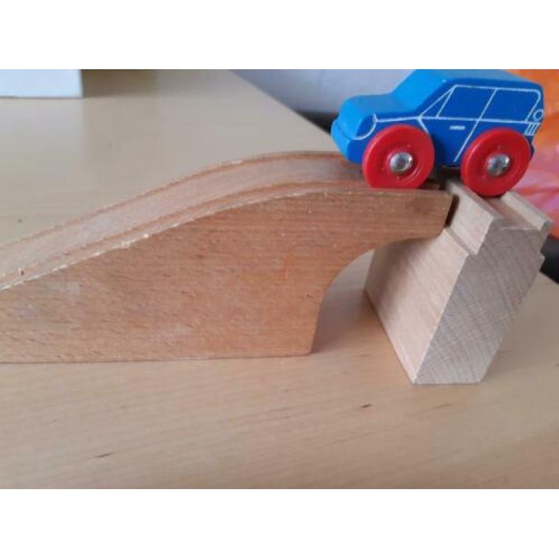 Houten treinbaan