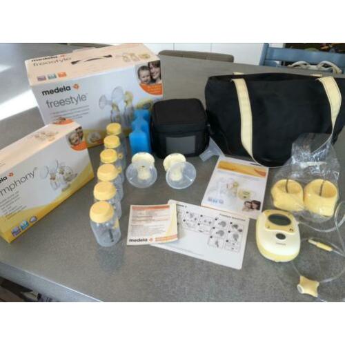 Medela freestyle dubbele Borstkolf (ook enkel te gebruiken)