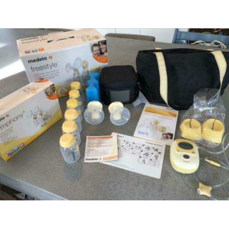 Medela freestyle dubbele Borstkolf (ook enkel te gebruiken)