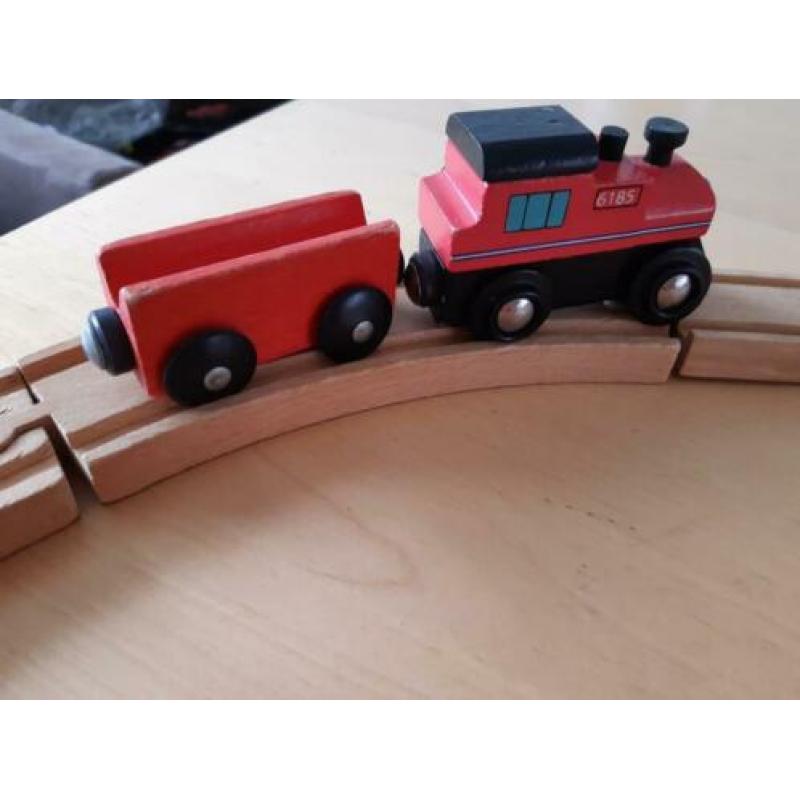 Houten treinbaan