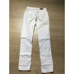 Levis 571 W29 L34 witte slim fit jeans