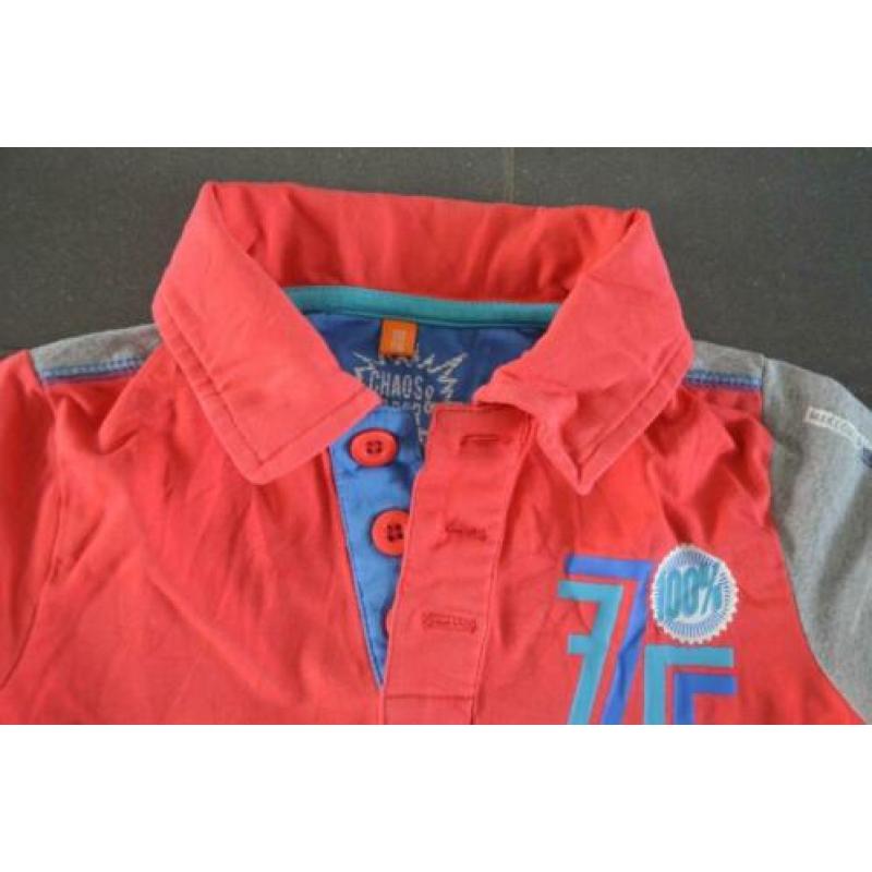 3x shirt chaos en order, maat 110-116