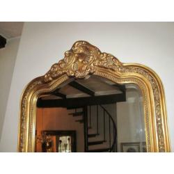"Old-Gold" Zeer Exclusieve!! Kwaliteits "Barok" Kuifspiegel