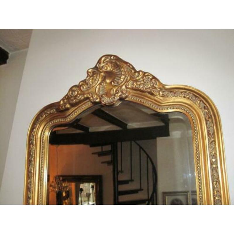 "Old-Gold" Zeer Exclusieve!! Kwaliteits "Barok" Kuifspiegel