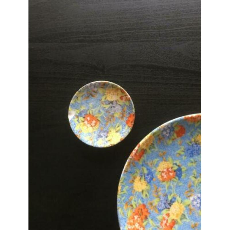 Bonbons schaal met 4 kleine bordjes Royal Duchess jaar 1890
