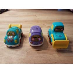 Bulldozer, Bus en Raceauto van Vtech!!