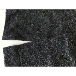 Lurex pantykousjes zwart/goud .....nieuw.....