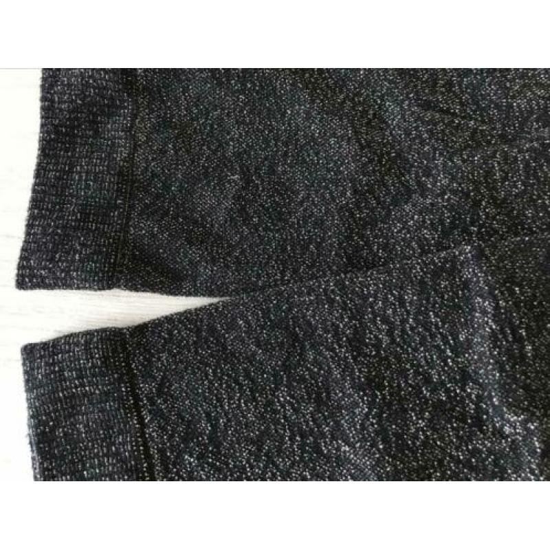 Lurex pantykousjes zwart/goud .....nieuw.....
