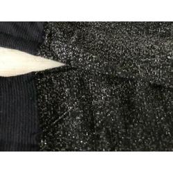 Lurex pantykousjes zwart/goud .....nieuw.....