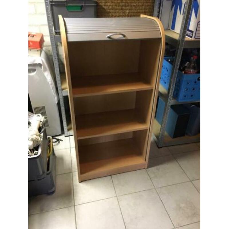 Mooie houten archiefkast
