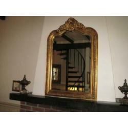 "Old-Gold" Zeer Exclusieve!! Kwaliteits "Barok" Kuifspiegel