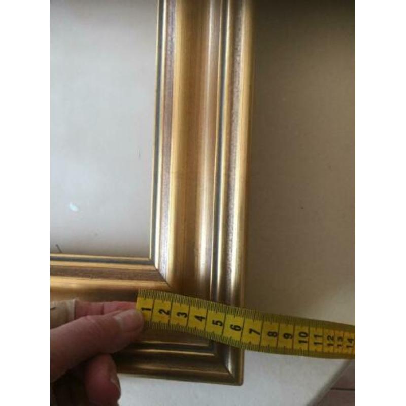 2e hnds gouden houten lijst 4€