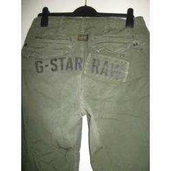 G-Star Raw Denim Rovic stoere baggy legergroene herenshort