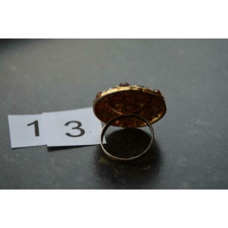 Vintage Ringen bling chunky statement, heel veel ringen (2)