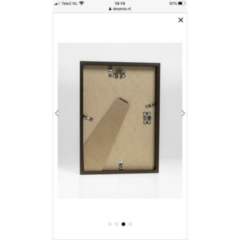 Desenio fotolijst van donker hout 2x