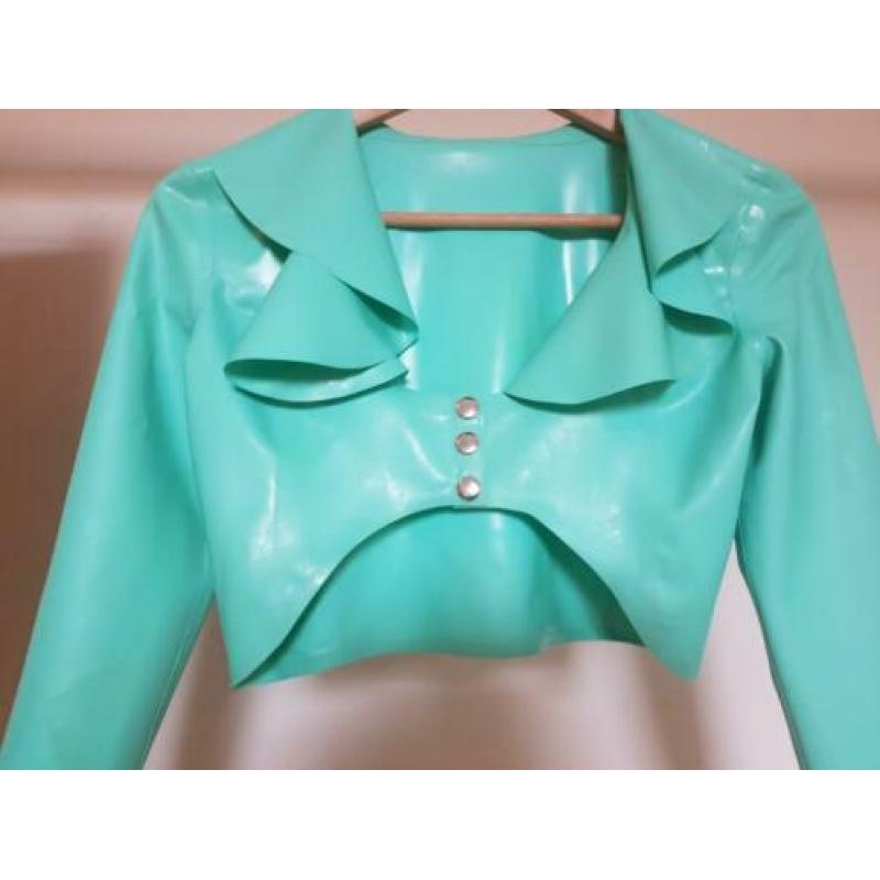 Latex rok met beloro maat s