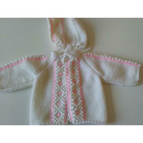 Baby jasje met los mutsje