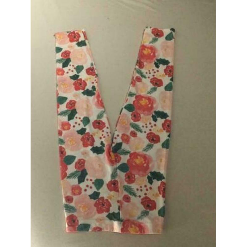 Nieuw floral legging, maat: 11/116