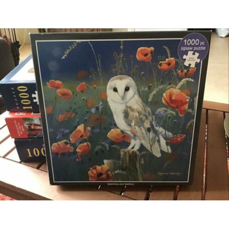 4 puzzels 1000 st oa Norman Rockwell
