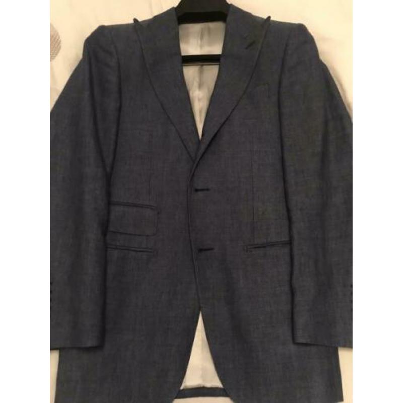 Suitsupply 2,5 knoops Washington jasje mt 46 van Wol/linnen