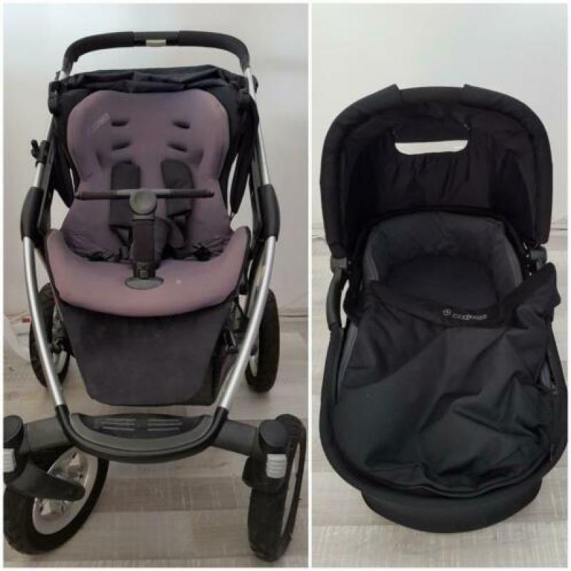Maxi cosi kinderwagen + reiswieg + diversen