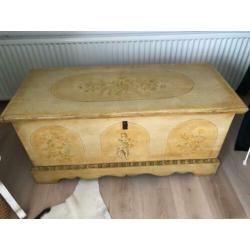Kist Craquelé geel/beige