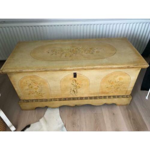 Kist Craquelé geel/beige