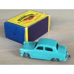 Matchbox Moko Lesney 36 – Austin A50 blauw-groen in Doos MIB